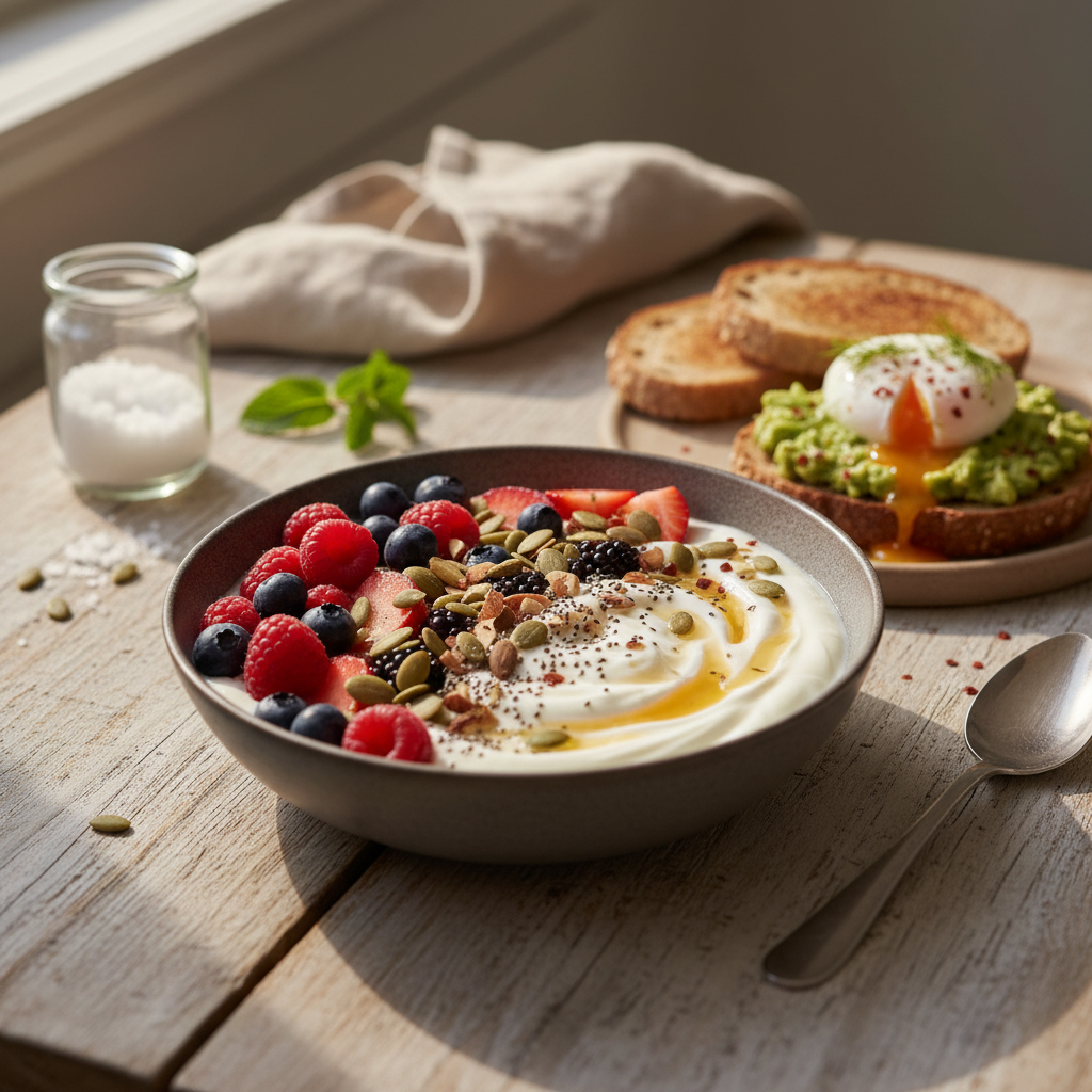 Greiti pusryčiai skubantiems: idėjos energingai dienai