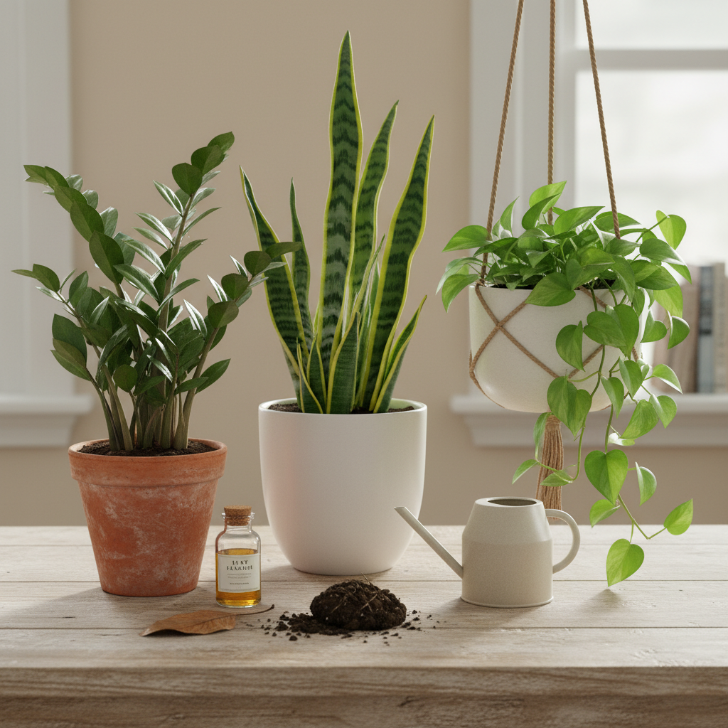 Nereiklūs kambariniai augalai: išgyvens pas kiekvieną