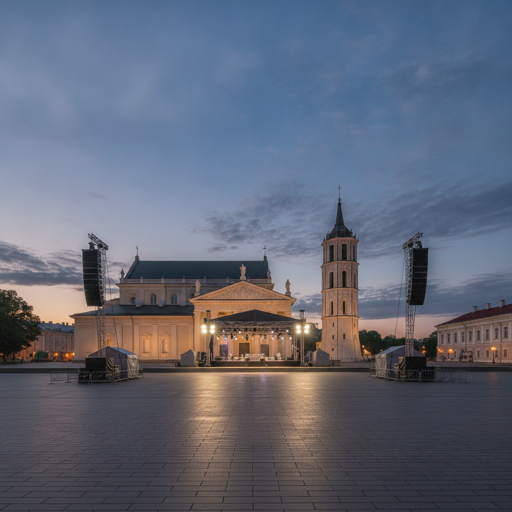 Koncertas Katedros aikštėje šiandien: programa ir svarbios žinios