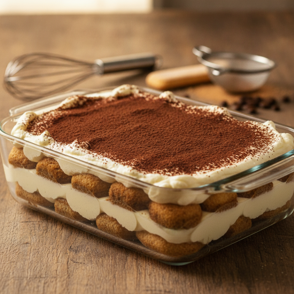 Tiramisu be kiaušinių: paprastas ir gardus receptas namuose